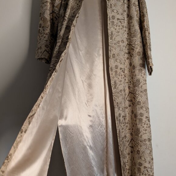 Vintage Gold Silk Duster - Picture 2 of 5